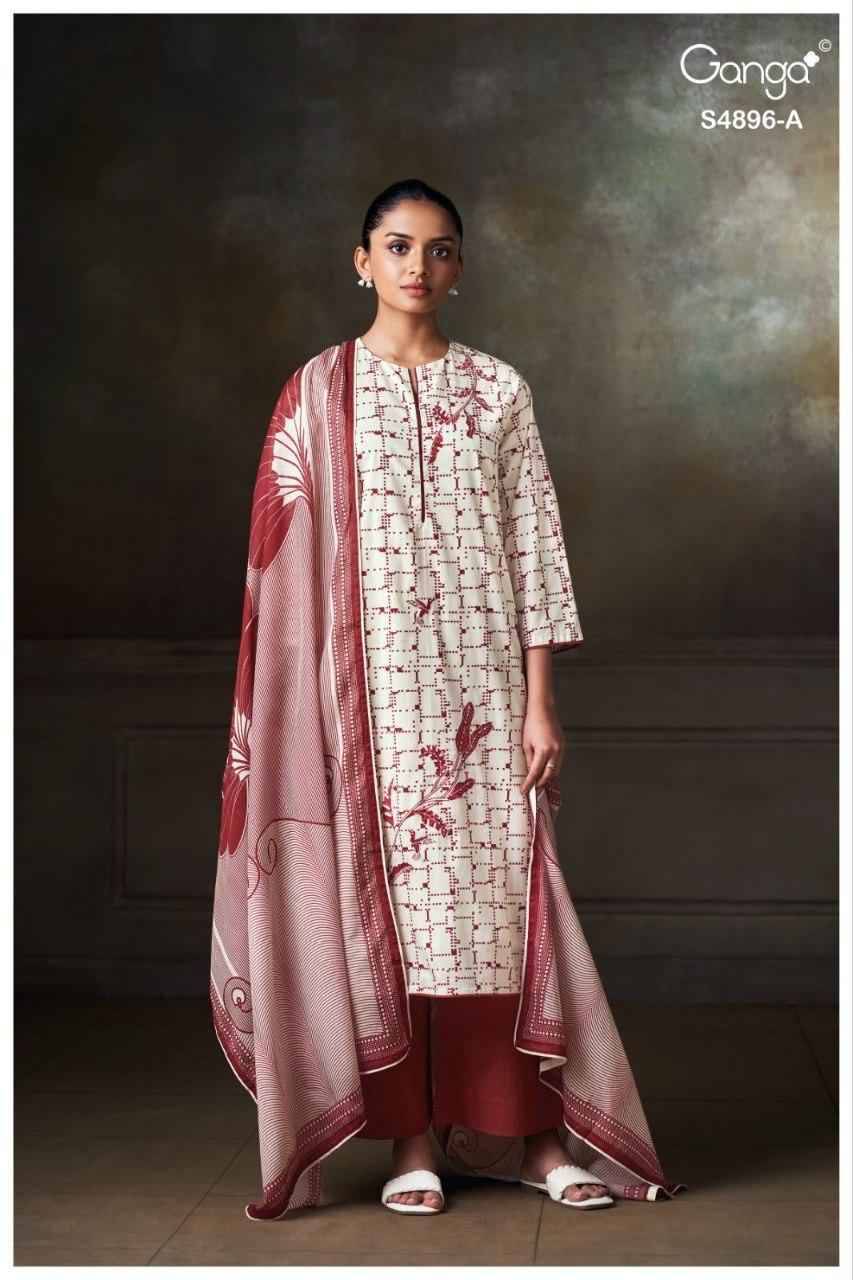 RIVENA 4896 Series By Ganga Fashion Beautiful Festive Suits Stylish Colorful Fancy Casual Wear & Ethnic Wear PREMIUM COTTON Dresses At Wholesale Price